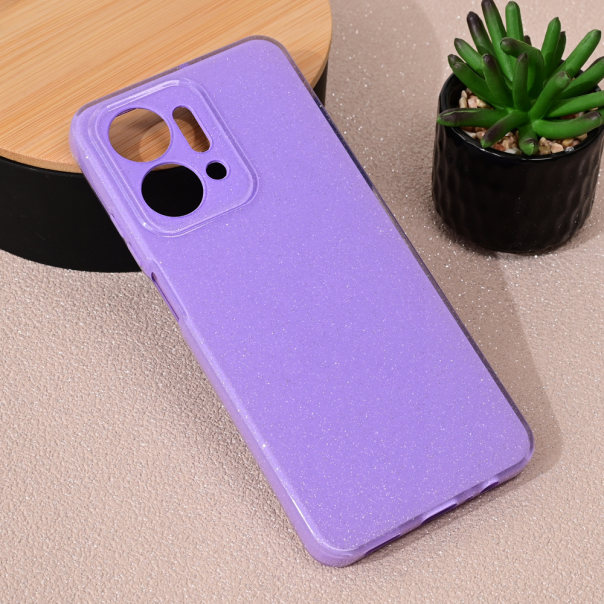 Maska za Honor X7a Sparkle Dust ljubičasta - 208634