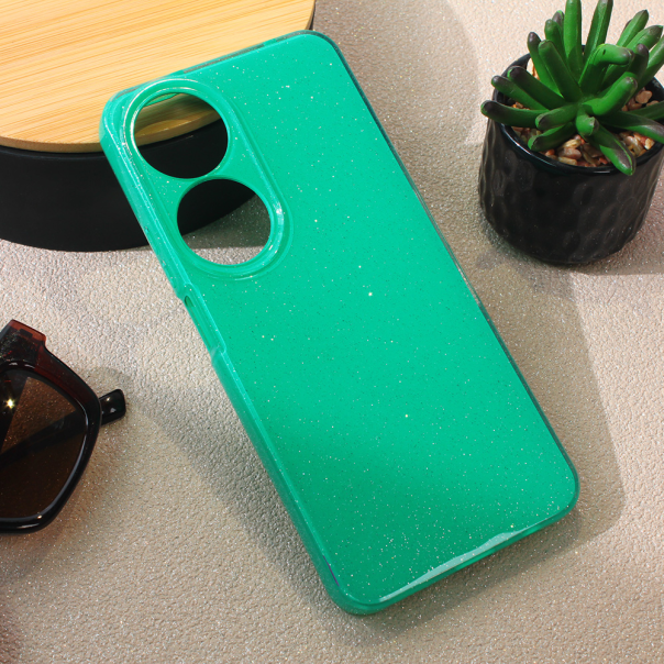 Maska za Honor X7b Sparkle Dust zelena - 212944