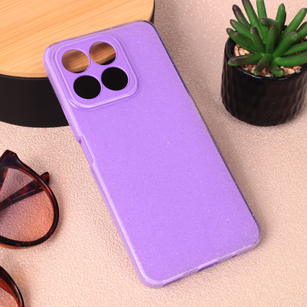 Maska za Honor X8a Sparkle Dust ljubičasta - 208638