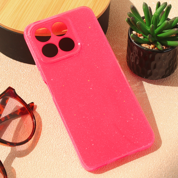 Maska za Honor X8a Sparkle Dust pink - 208637