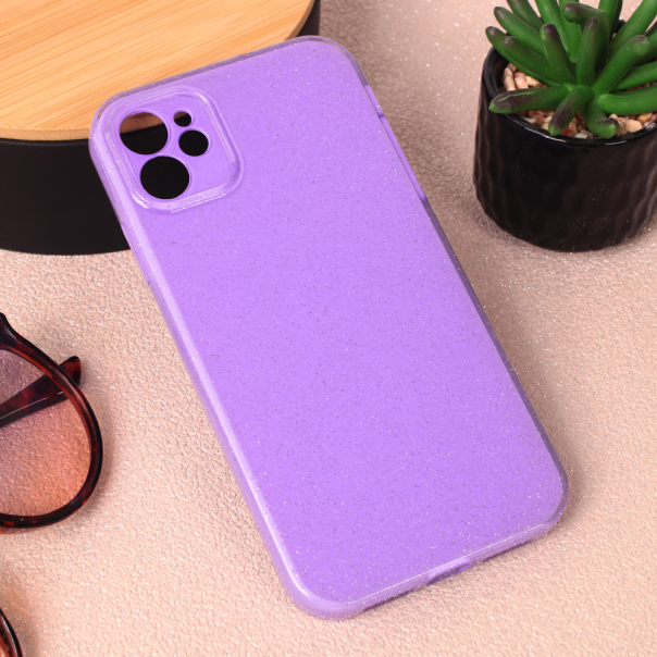 Maska za iPhone 11 6.1 Sparkle Dust ljubičasta - 208642