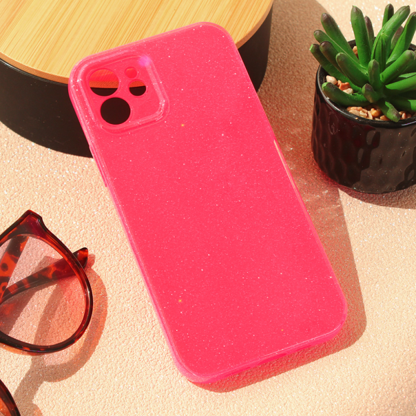 Maska za iPhone 12 6.1 Sparkle Dust pink - 208649