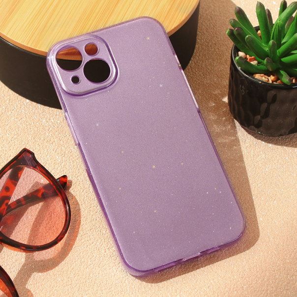 Maska za iPhone 15 6.1 Sparkle Dust ljubičasta - 209832