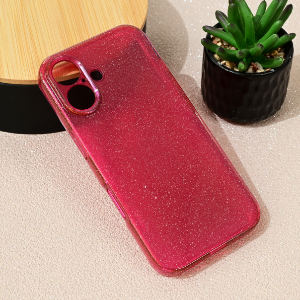 Torbica Sparkle Dust za iPhone 16 6.1 bordo - 217906