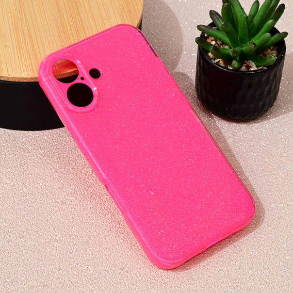 Maska za iPhone 16 6.1 Sparkle Dust pink - 217902