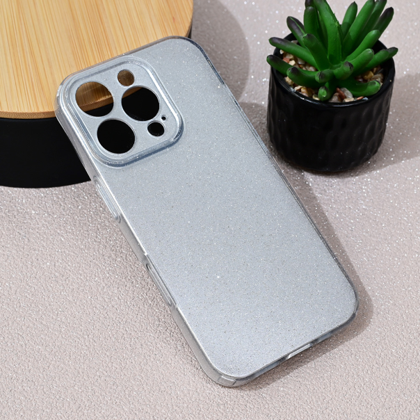 Torbica Sparkle Dust za iPhone 16 Pro 6.3 srebrna - 217914