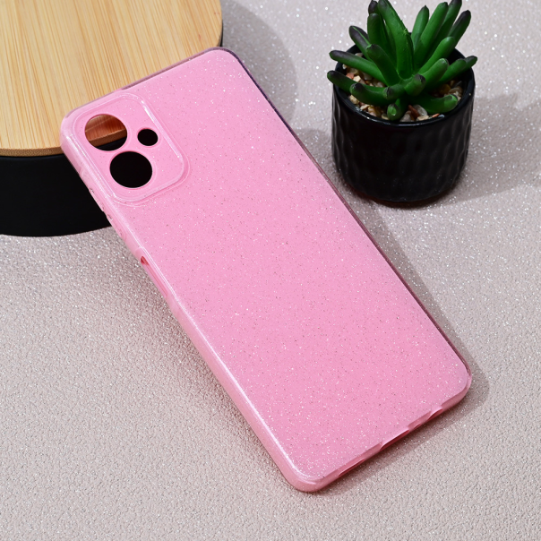 Torbica Sparkle Dust za Samsung A065F Galaxy A06 5G roze - 217927
