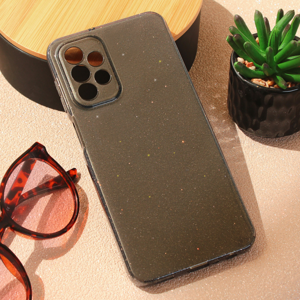 Torbica Sparkle Dust za Samsung A235F Galaxy A23 4G/5G crna - 208687