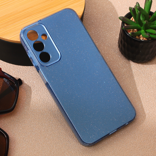 Maska za Samsung Galaxy A25 5G Sparkle Dust plava - 212369