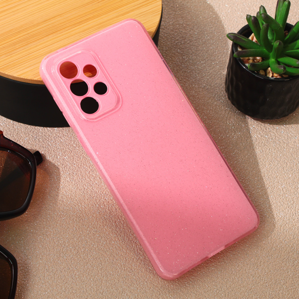 Maska za Samsung Galaxy A33 5G Sparkle Dust roze - 212736