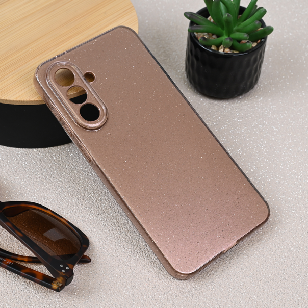 Torbica Sparkle Dust za Samsung A366B Galaxy A36 5G roze zlatna - 222007