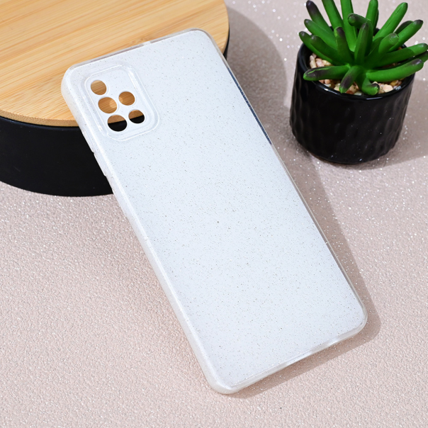 Maska za Samsung Galaxy A51 Sparkle Dust bela - 217278