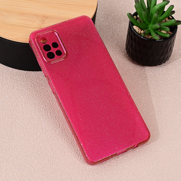 Maska za Samsung Galaxy A51 Sparkle Dust bordo - 216008-1