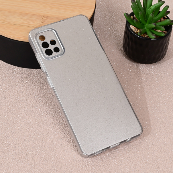 Torbica Sparkle Dust za Samsung A515F Galaxy A51 srebrna - 216012