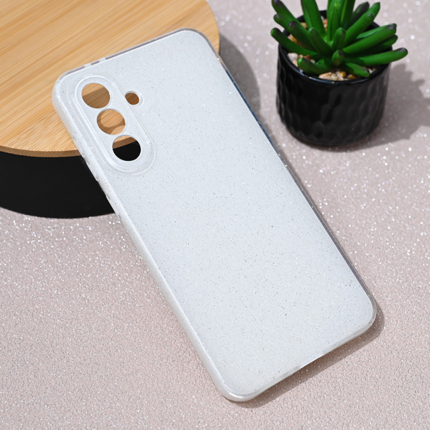 Torbica Sparkle Dust za Samsung A566B Galaxy A56 5G bela - 221371