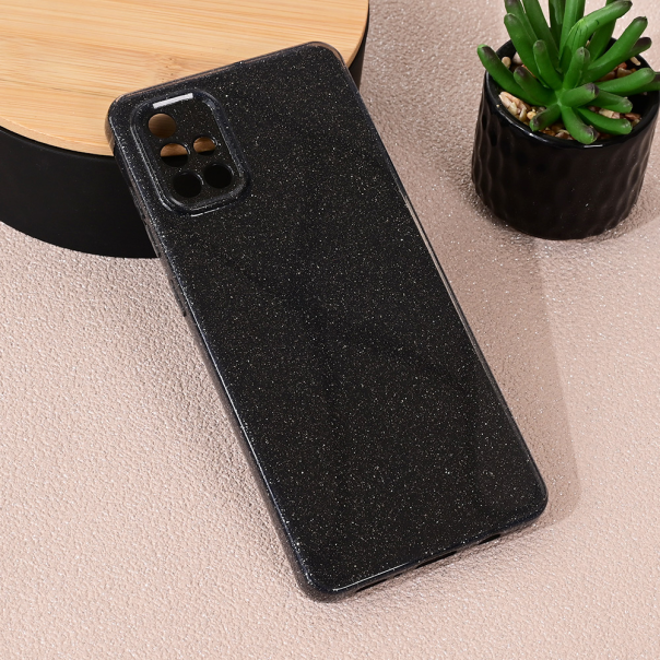 Torbica Sparkle Dust za Samsung A715F Galaxy A71 crna - 216017