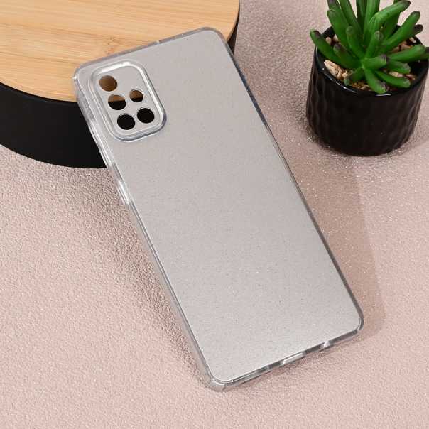 Torbica Sparkle Dust za Samsung A715F Galaxy A71 srebrna - 216020-1