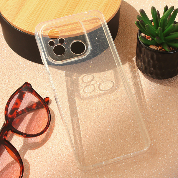 Maska za Xiaomi Redmi 12C transparent Sparkle Dust - 208726