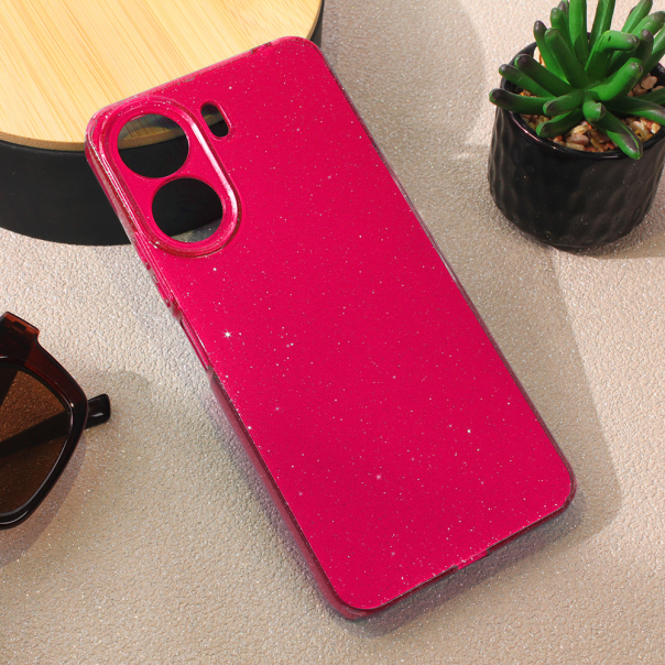 Torbica Sparkle Dust za Xiaomi Redmi 13C bordo - 214064