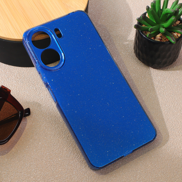 Torbica Sparkle Dust za Xiaomi Redmi 13C tamno plava - 212982