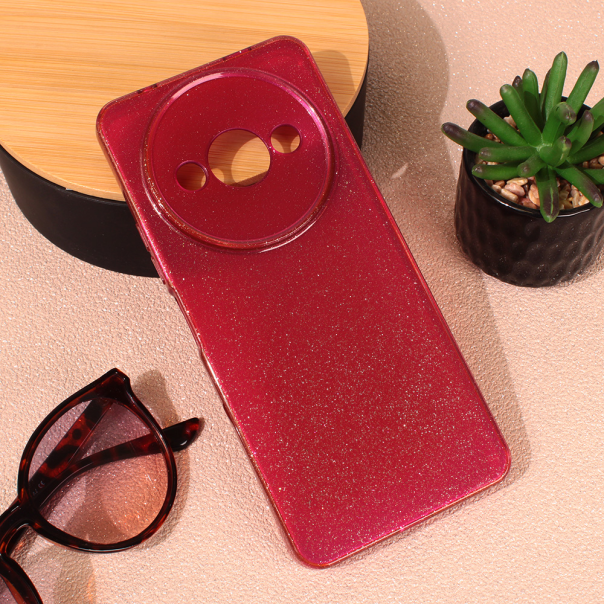 Torbica Sparkle Dust za Xiaomi Redmi A3 bordo - 214196