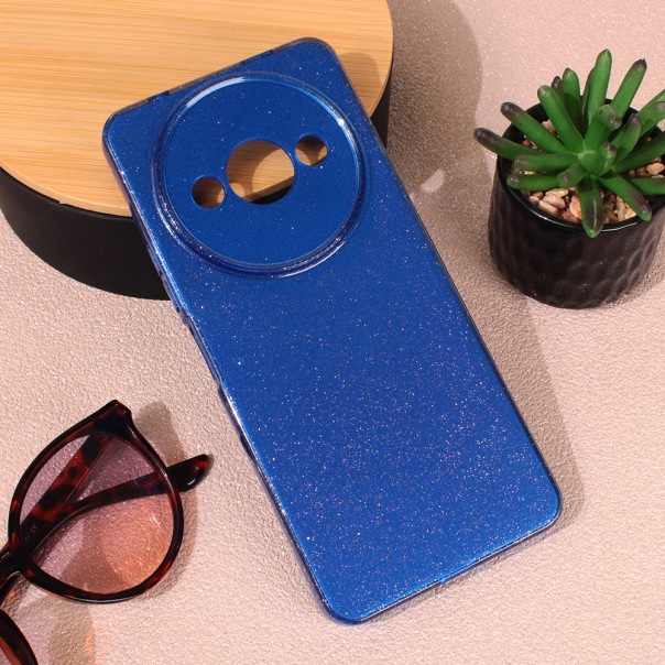 Maska za Xiaomi Redmi A3 Sparkle Dust tamno plava - 214202