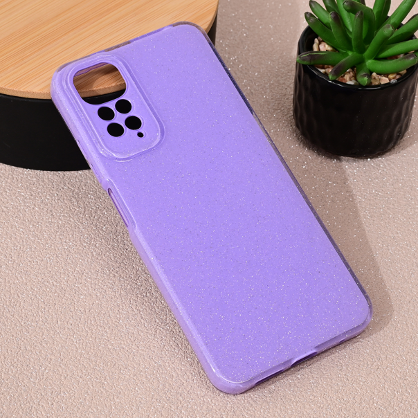 Maska za Xiaomi Redmi Note 11/Note 11S Sparkle Dust ljubičasta - 208734-1