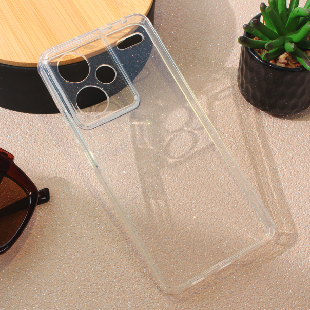 Maska za Xiaomi Redmi Note 13 Pro Plus transparent Sparkle Dust - 212999