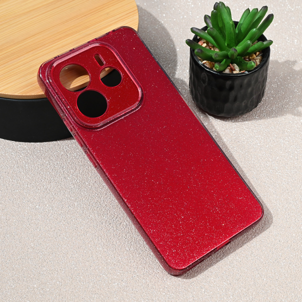 Maska za Xiaomi Redmi Note 14 5G Sparkle Dust bordo - 221518