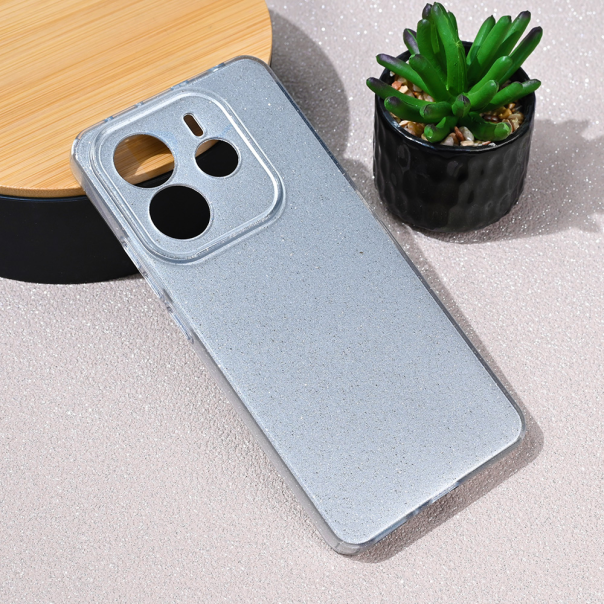 Torbica Sparkle Dust za Xiaomi Redmi Note 14 5G srebrna - 221521