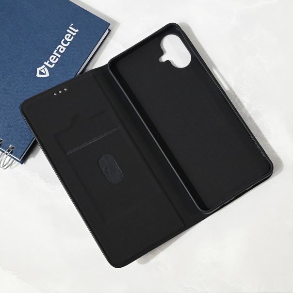 Maska za Samsung Galaxy A06/A07 Teracell Elegant Flip crna - 223767