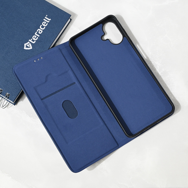 Maska za Samsung Galaxy A06/A07 Teracell Elegant Flip tamno plava - 223769-1
