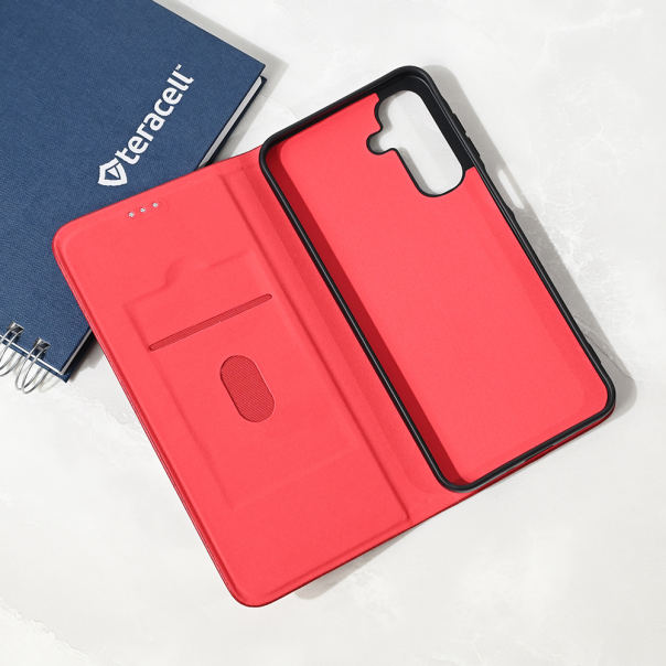 Maska za Samsung Galaxy A16/A17 Teracell Elegant Flip crvena - 223772