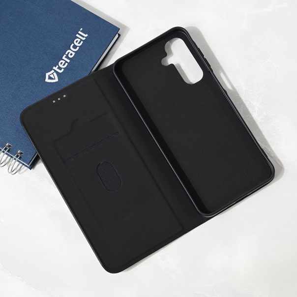 Maska za Samsung Galaxy A16/A17 Teracell Elegant Flip crna - 223771