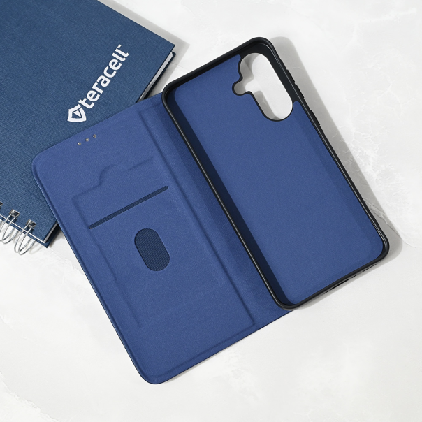 Maska za Samsung Galaxy A36/A56 5G Teracell Elegant Flip tamno plava - 223777