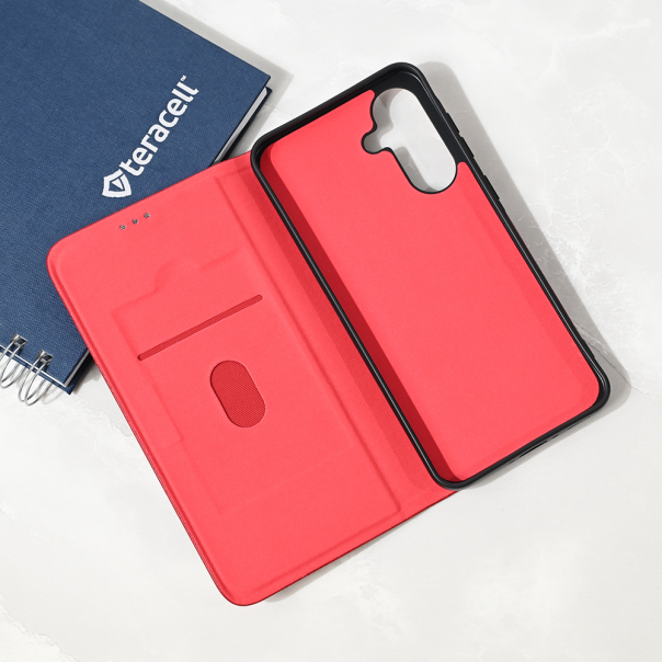 Maska za Samsung Galaxy A36/A56 5G Teracell Elegant Flip crvena - 223776