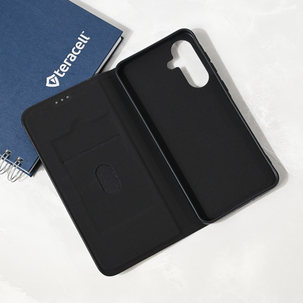 Maska za Samsung Galaxy A36/A56 5G Teracell Elegant Flip crna - 223775