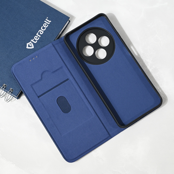 Maska za Xiaomi Redmi 14C/Redmi A4 Teracell Elegant Flip tamno plava - 223781