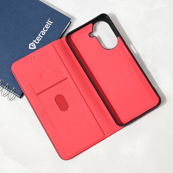 Maska za Xiaomi Redmi A5 4G EU 173mm Teracell Elegant Flip crvena - 223784