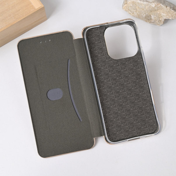 Maska za Honor 400 Lite Teracell Flip Cover zlatna - 221942