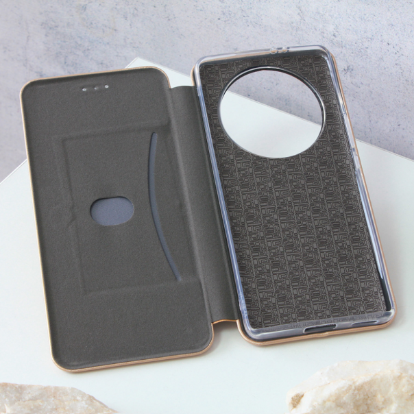 Maska za Honor Magic 5 Lite Teracell Flip Cover zlatna - 207491