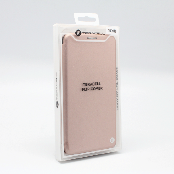 Torbica Teracell Flip Cover za Huawei Y6 2018 roze - 55771
