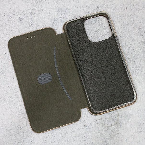 Maska za iPhone 13 Pro 6.1 Teracell Flip Cover zlatna - 96263
