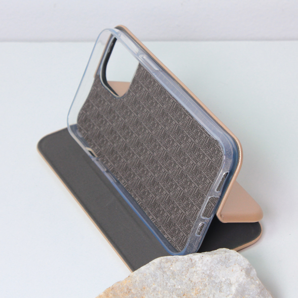 Maska za iPhone 14 Plus 6.7 Teracell Flip Cover zlatna - 204821