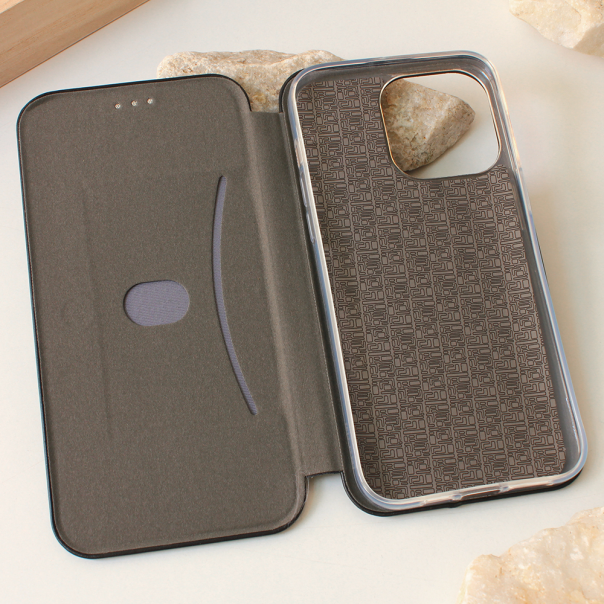 Maska za iPhone 15 Pro Max 6.7 Teracell Flip Cover crna - 210168