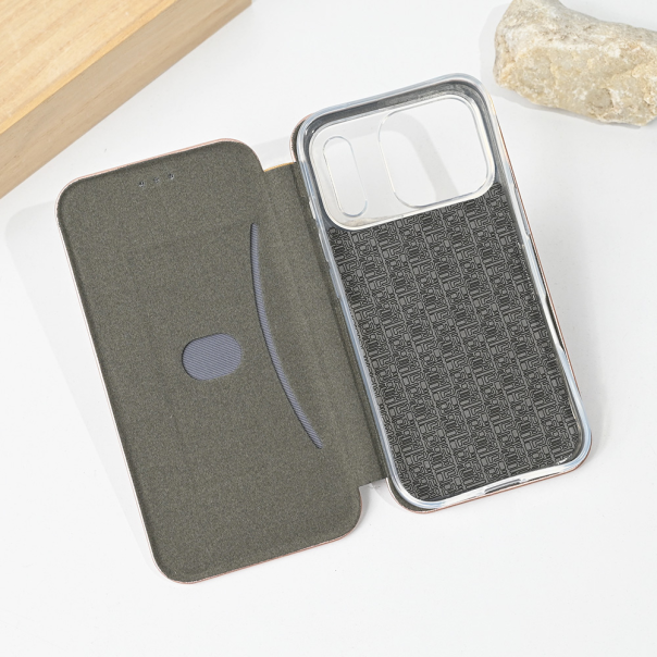 Maska za iPhone 17 Pro 63 Teracell Flip Cover roze - 223801