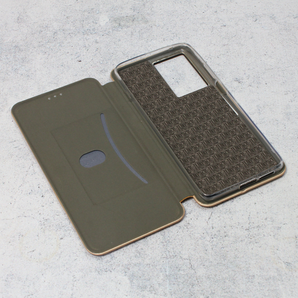 Maska za Motorola Moto G200 5G/Edge S30 Teracell Flip Cover zlatna - 200623