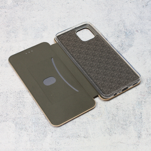 Maska za Samsung Galaxy A03 Teracell Flip Cover zlatna - 200093