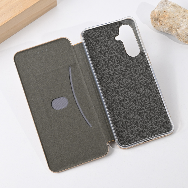 Maska za Samsung A175F Galaxy A17 zlatna Teracell Flip Cover - 222963