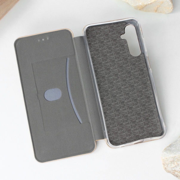 Maska za Samsung Galaxy A25 5G Teracell Flip Cover zlatna - 212841